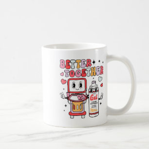 Sonographer Valentines day Ultrasound Technolog Kaffemugg