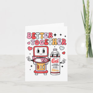 Sonographer Valentines day Ultrasound Technolog Kort