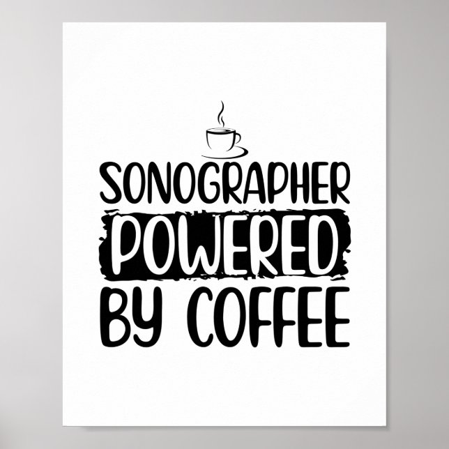 Sonography Coffee | Ultraljudsgåvor från Sonograph Poster (Framsidan)