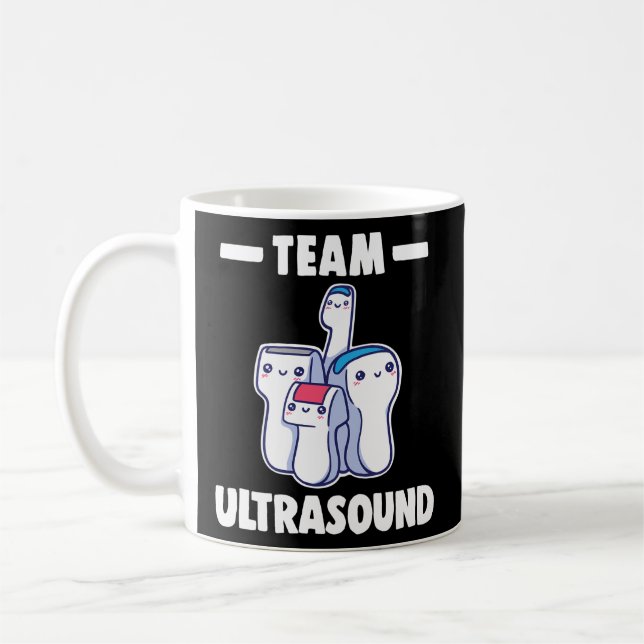 Sonography Team Ultrasound for Sonographer Radiolo Kaffemugg (Vänster)