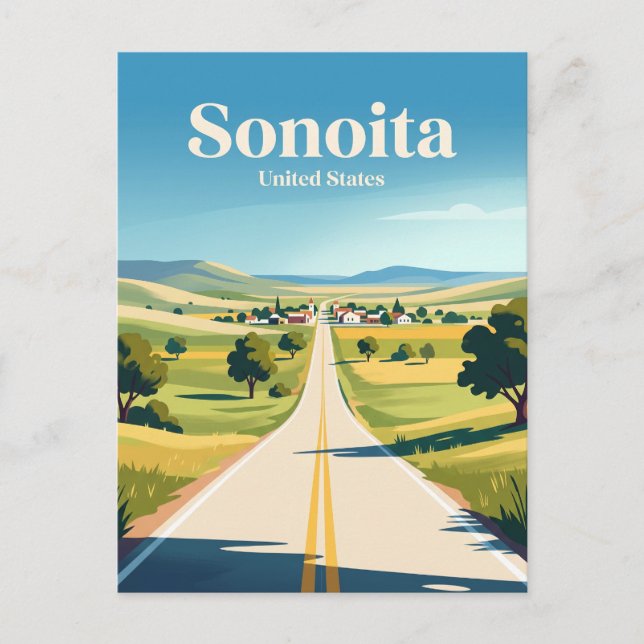 Sonoita Highway Arizona Vykort (Framsida)
