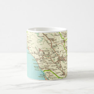 Sonoma CA Vintage Kartmugg Kaffemugg