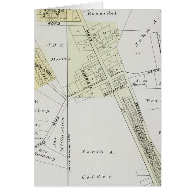 Sonoma County, California 12 Hälsningskort (Framsidan)