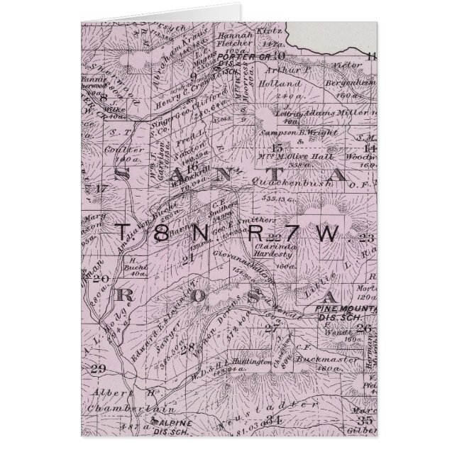 Sonoma County, California 12 Hälsningskort (Framsidan)