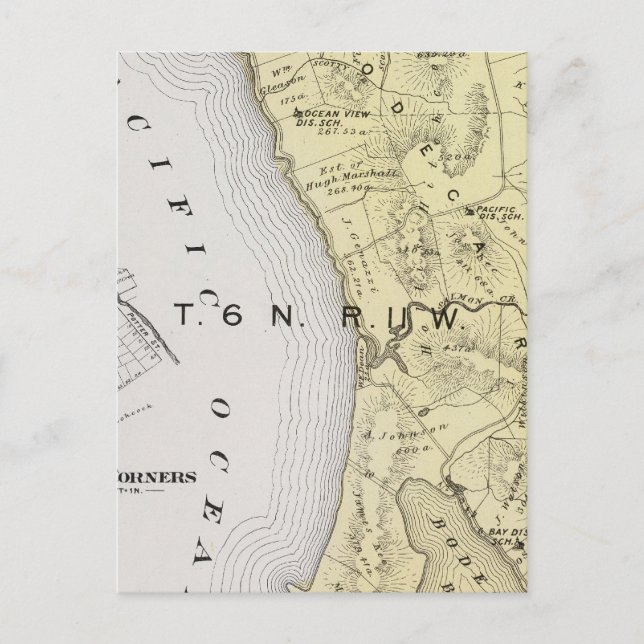 Sonoma County, California 14 Vykort (Framsida)