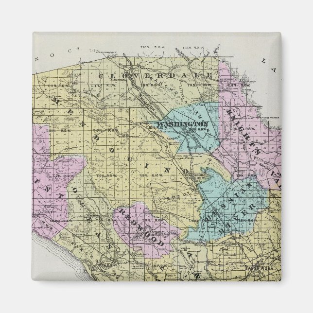 Sonoma County, California 18 Magnet (Framsidan)