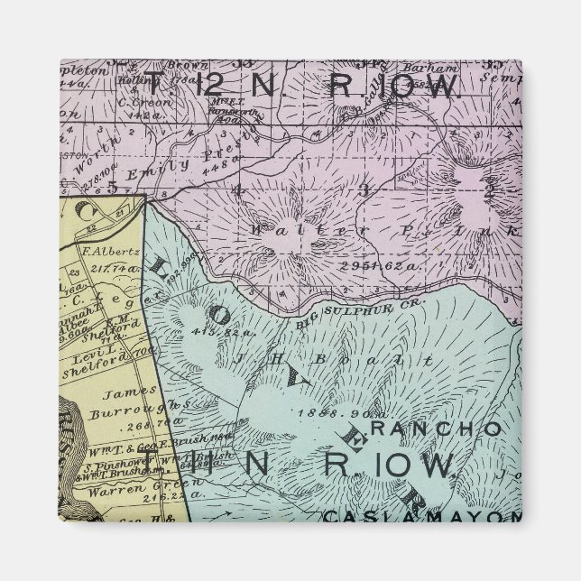 Sonoma County, California 18 Magnet (Framsidan)