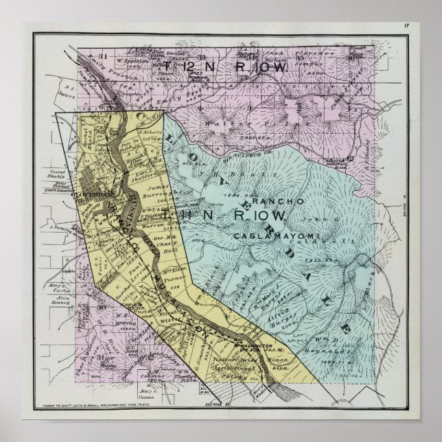 Sonoma County, California 18 Poster (Framsidan)
