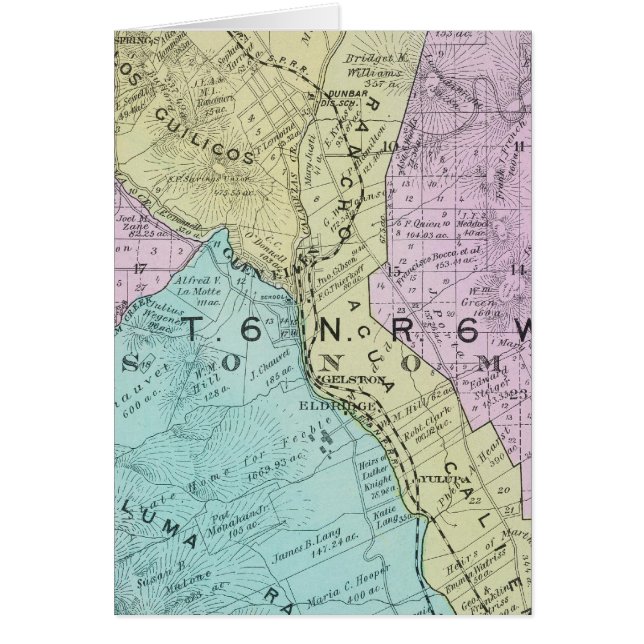 Sonoma County, California 21 Hälsningskort (Framsidan)