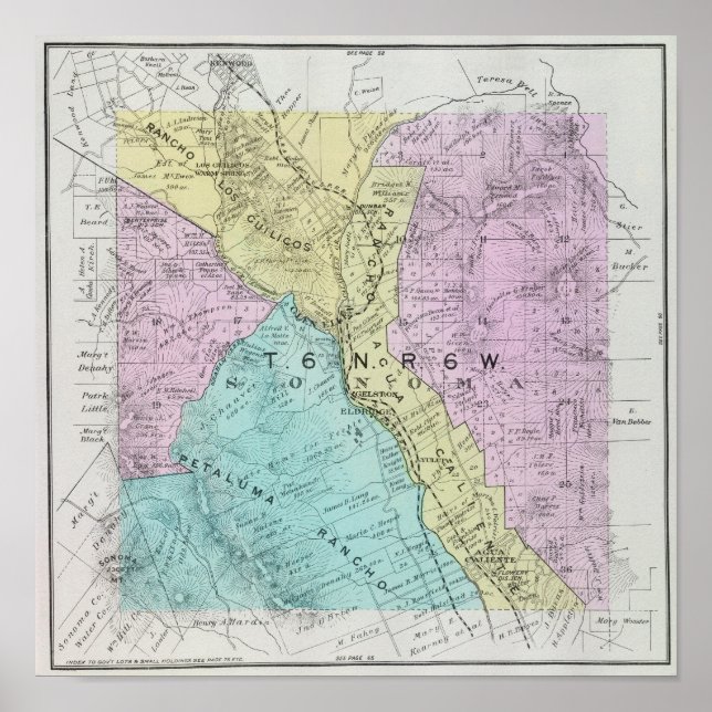 Sonoma County, California 22 Poster (Framsidan)