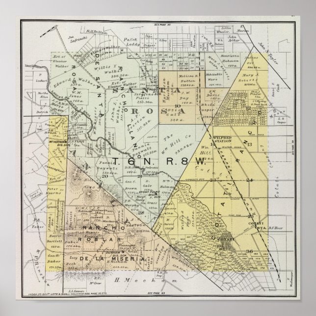 Sonoma County, California 23 Poster (Framsidan)