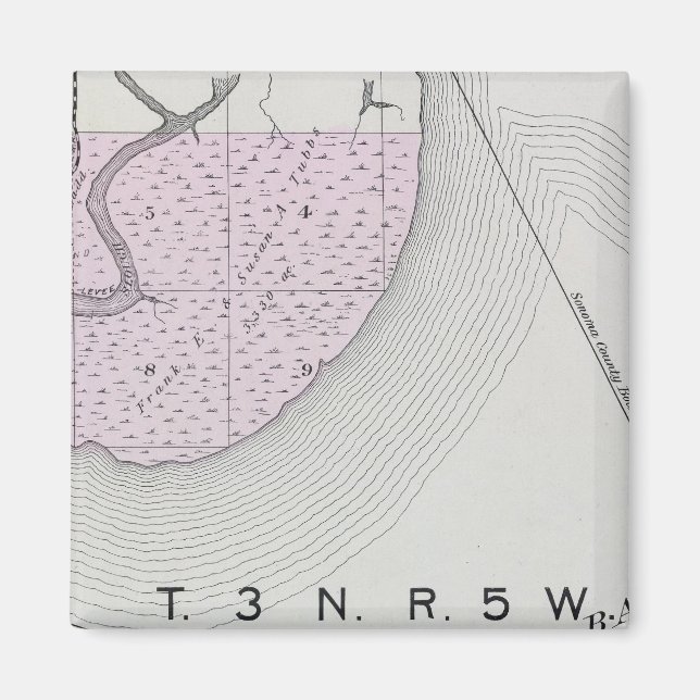 Sonoma County, California 24 Magnet (Framsidan)