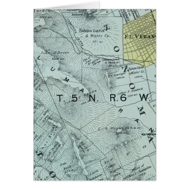 Sonoma County, California 26 Hälsningskort (Framsidan)