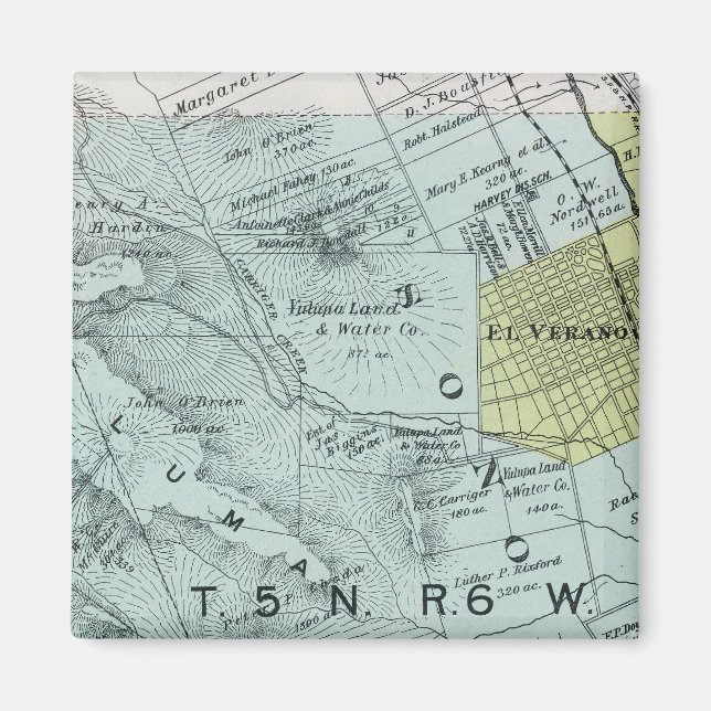 Sonoma County, California 26 Magnet (Framsidan)