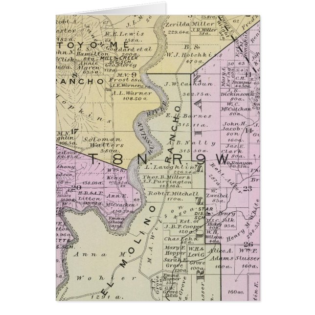 Sonoma County, California 2 Hälsningskort (Framsidan)