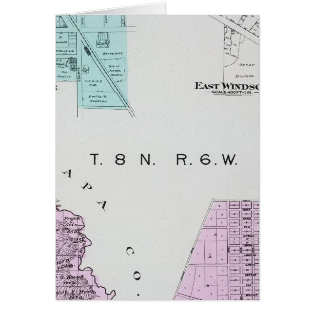 Sonoma County, California 2 Hälsningskort (Framsidan)