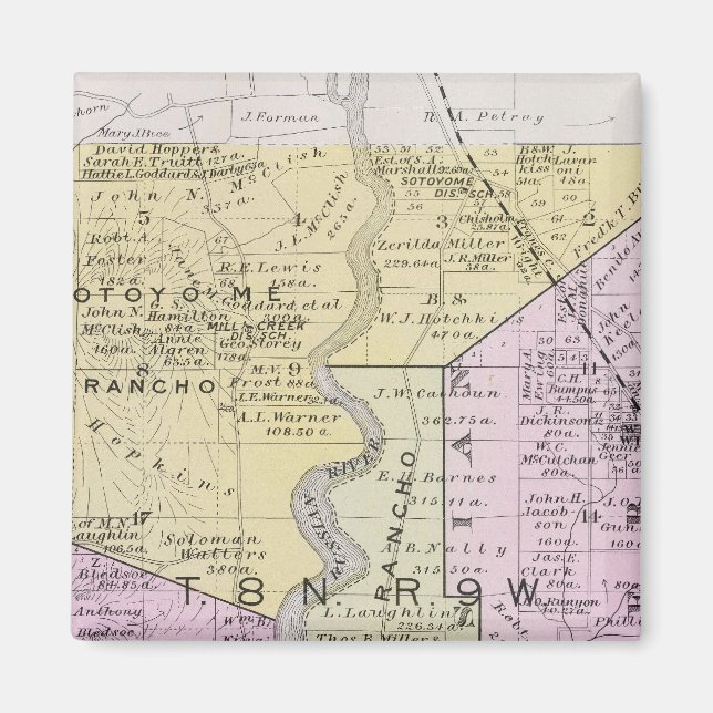 Sonoma County, California 2 Magnet (Framsidan)