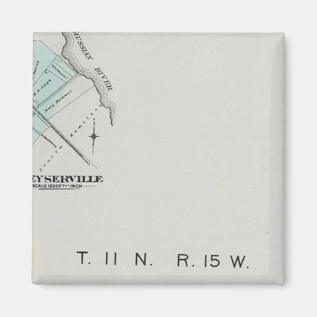 Sonoma County, California 3 Magnet (Framsidan)