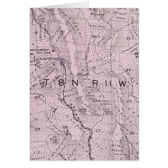 Sonoma County, California 4 Hälsningskort (Framsidan)