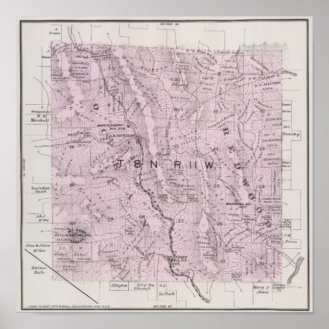 Sonoma County, California 4 Poster (Framsidan)
