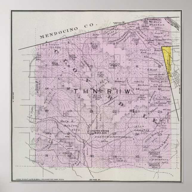 Sonoma County, California 7 Poster (Framsidan)