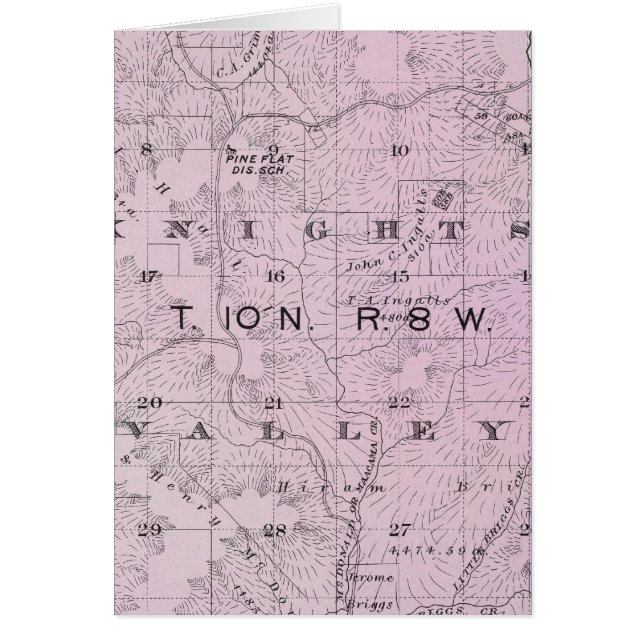 Sonoma County, Kalifornien 17 Hälsningskort (Framsidan)