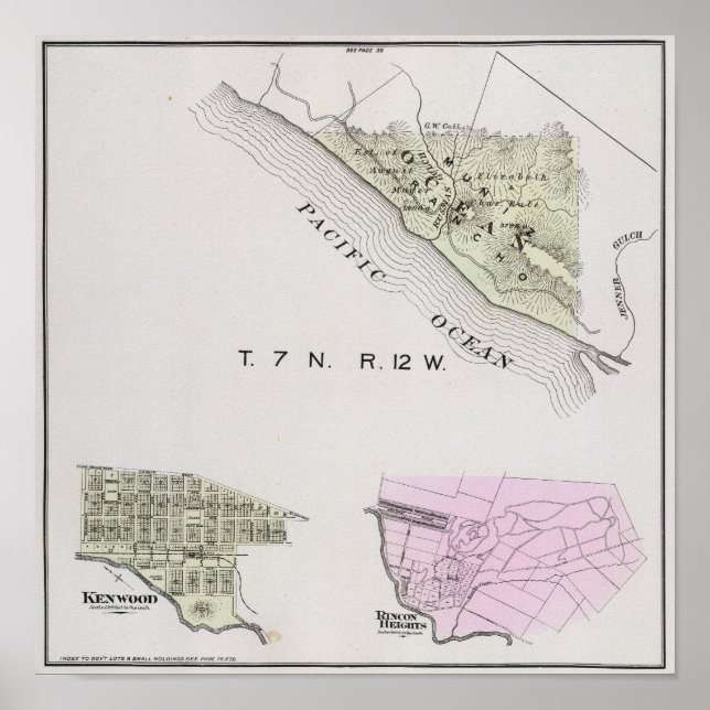 Sonoma County, Kalifornien 29 Poster (Framsidan)