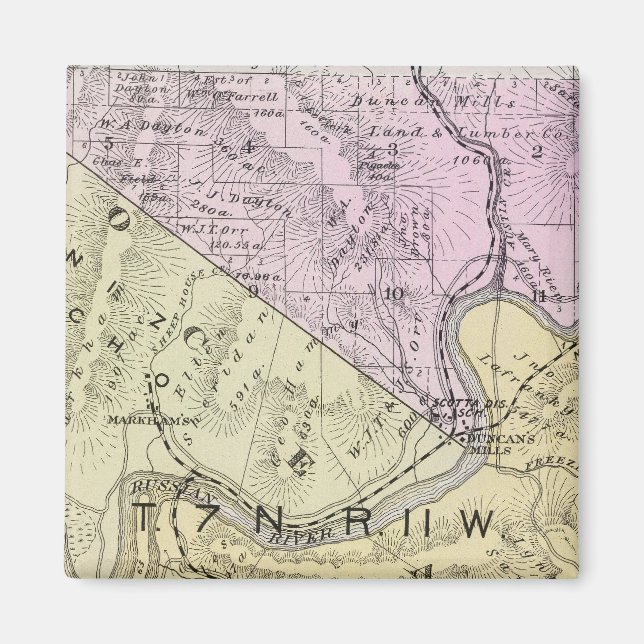 Sonoma County, Kalifornien 8 Magnet (Framsidan)