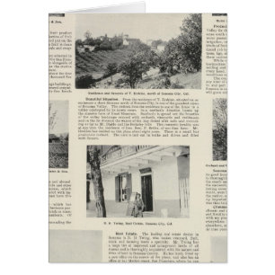 Sonoma Farms, Kalifornien Hälsningskort