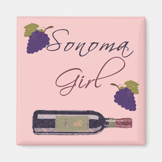 Sonoma Flicka Magnet (Framsidan)