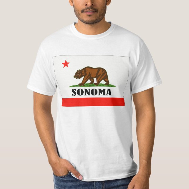 Sonoma, Kalifornien Tee (Framsida)