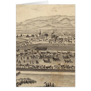Sonoma och Marin District Agricultural Society Hälsningskort