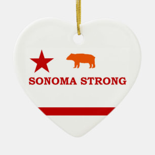 Sonoma stark julprydnad julgransprydnad keramik