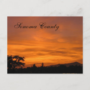Sonoma Sunset 3 Vykort