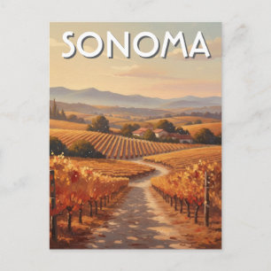 Sonoma Valley Kalifornien Resa Vykort
