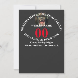 SONOMA VIN KAMPSPORTSCIRKEL ZINFANDEL ZIN 205 1 INBJUDNINGAR
