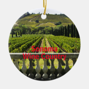 Sonoma Vin Land jul Ornament
