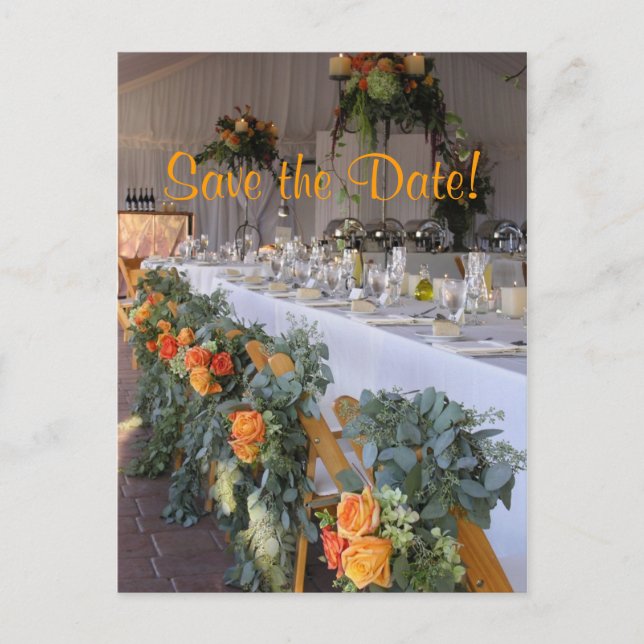 Sonoma vingård, Spara datumet! Meddelande Vykort (Framsida)