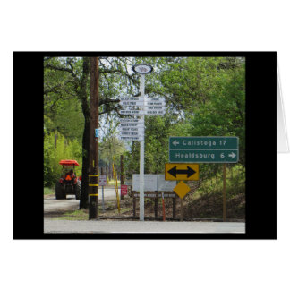 Sonoma vinland April 2018 Hälsningskort