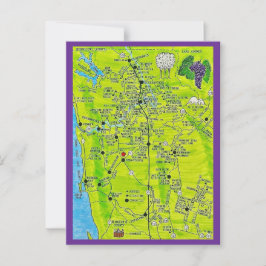 Sonoma vinland vintodlingar vykort