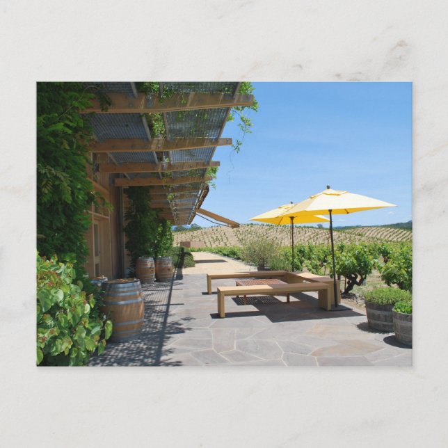 Sonoma vinodling vykort (Framsida)