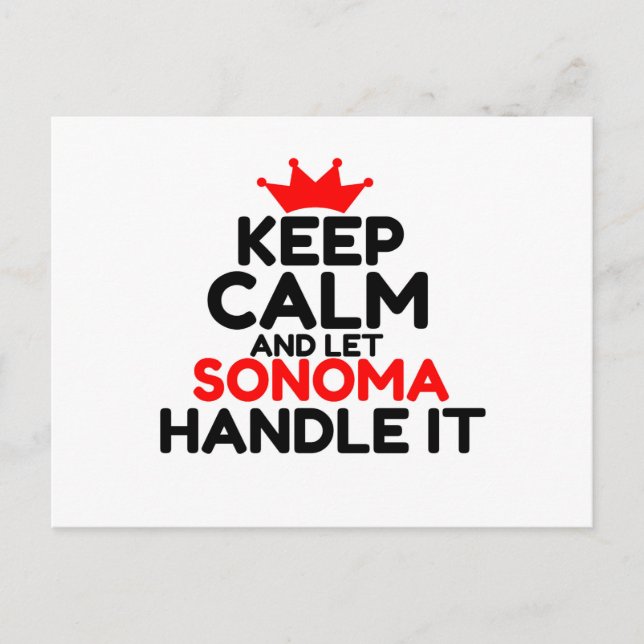 SONOMA VYKORT (Framsida)