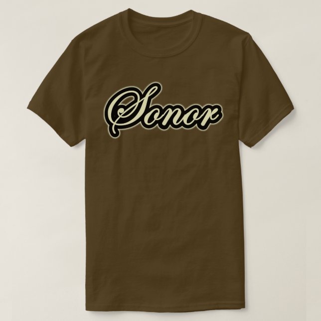 Sonor Drums Vintage  T Shirt (Design framsida)