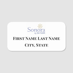 Sonora av Del Webb Namn Badge Namnbricka