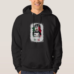 Sonora Flickan Röttoxtofshårbandana Och Glasögon M Hoodie