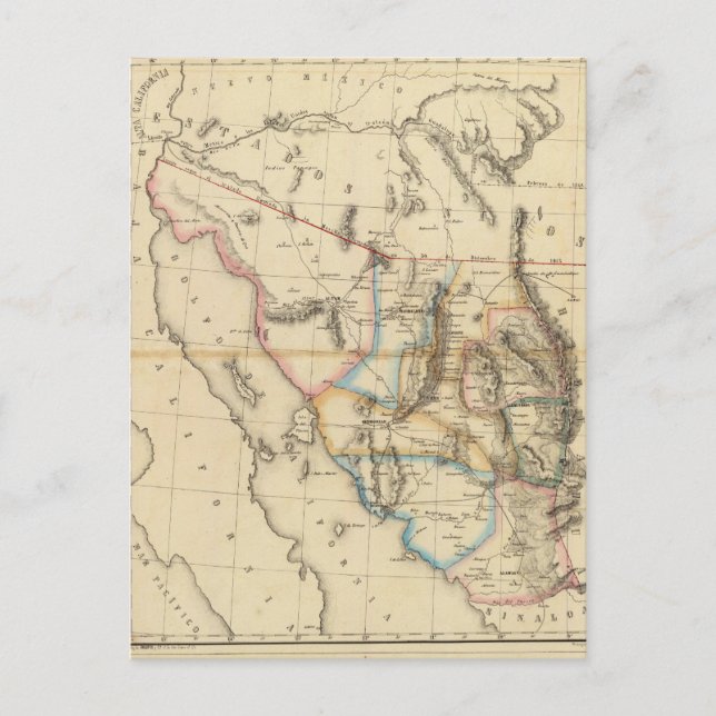 Sonora, Mexiko Vykort (Framsida)