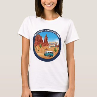 Sonoran Camping Sisters Front T Shirt