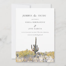 Sonoran Desert platt Reserva la fecha! Kort