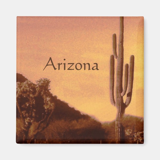 Sonoran sunset, Arizona Magnet (Framsidan)