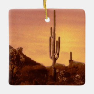 Sonoran Sunset Julgransprydnad Keramik
